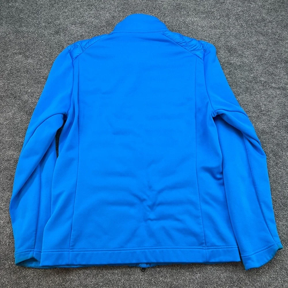 Nike Golf Aeroloft Jacket Mens Medium Blue Puffer Full Zip Quilted 687016-406